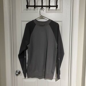 Adidas Gray Crewneck Sweatshirt Men Women Unisex Comfortable Loungewear Sport